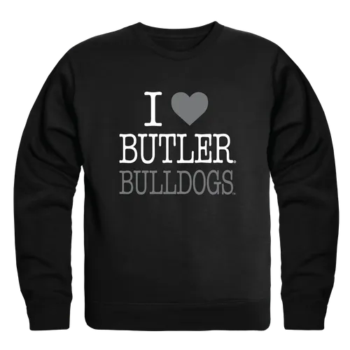 W Republic Butler Bulldogs I Love Crewneck 552-275