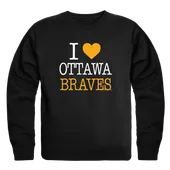 W Republic Ottawa Braves I Love Crewneck 552-253