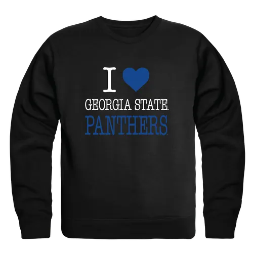 W Republic Georgia State Panthers I Love Crewneck 552-256