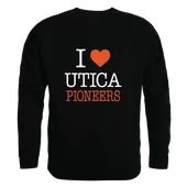 W Republic Utica College Pioneers I Love Crewneck 552-492