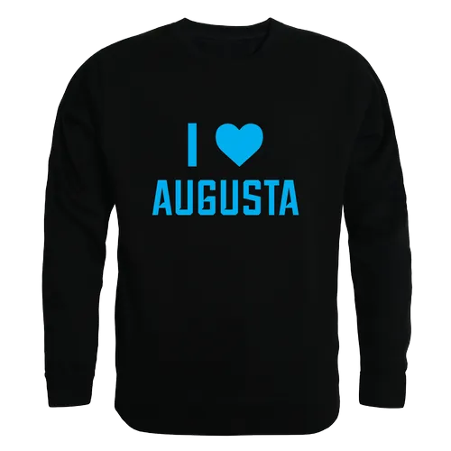 W Republic Augusta Jaguars I Love Crewneck 552-499