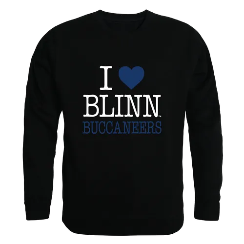 W Republic Blinn Buccaneers I Love Crewneck 552-501