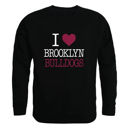 W Republic Brooklyn College Bulldogs I Love Crewneck 552-503