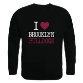 W Republic Brooklyn College Bulldogs I Love Crewneck 552-503