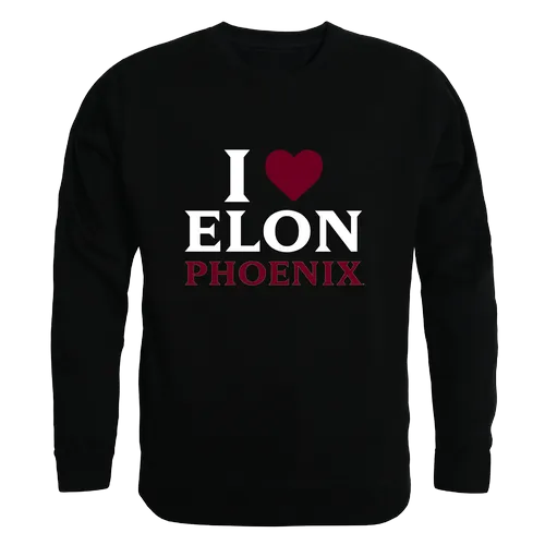 W Republic Elon University Phoenix I Love Crewneck 552-517