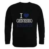 W Republic SUNY Geneseo Knights I Love Crewneck 552-520