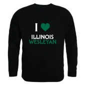 W Republic Illinois Wesleyan University Titans I Love Crewneck 552-525