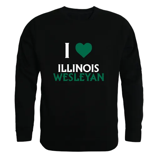 W Republic Illinois Wesleyan University Titans I Love Crewneck 552-525