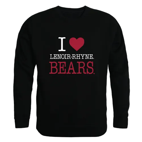 W Republic Lenoir-Rhyne Bears I Love Crewneck 552-530