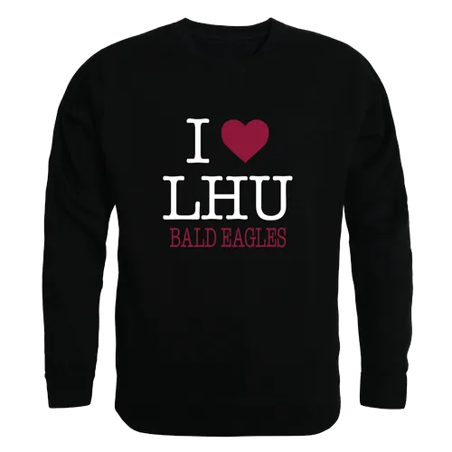 W Republic Lock Haven University Bald Eagles I Love Crewneck 552-533