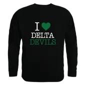 W Republic Mississippi Valley State Delta Devils & Devilettes I Love Crewneck 552-545