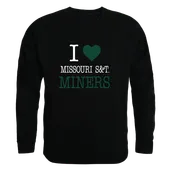 W Republic Missouri S&T Miners I Love Crewneck 552-548