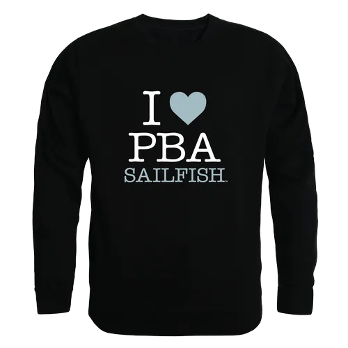 W Republic Palm Beach Atlantic Sailfish I Love Crewneck 552-568