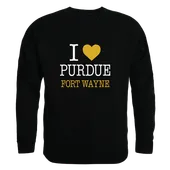 W Republic Purdue Fort Wayne Mastodons I Love Crewneck 552-571