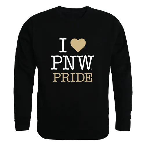 W Republic Purdue Northwest Lion I Love Crewneck 552-572