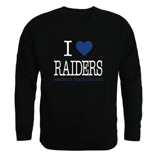 W Republic Seminole State Raiders I Love Crewneck 552-582