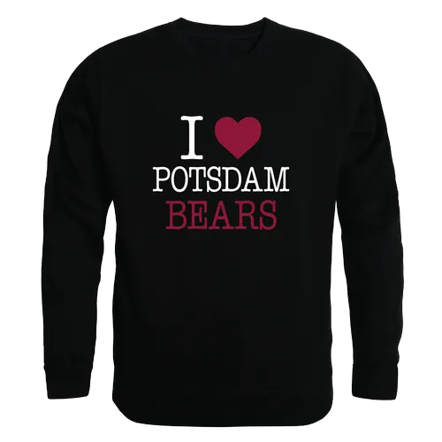 W Republic SUNY Potsdam Bears I Love Crewneck 552-593