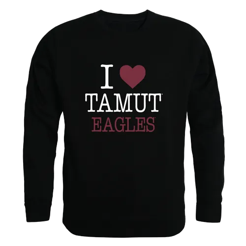 W Republic Texas A&M-Texarkana Eagles I Love Crewneck 552-596