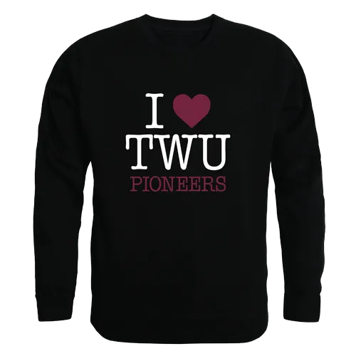 W Republic Texas Woman's Pioneers I Love Crewneck 552-597