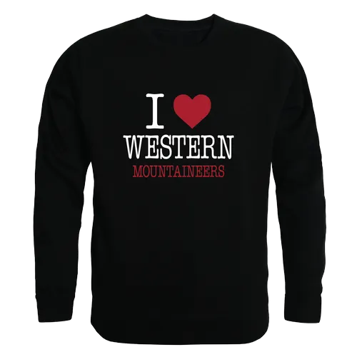 W Republic Western Colorado Mountaineers I Love Crewneck 552-604