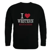 W Republic Western Colorado Mountaineers I Love Crewneck 552-604