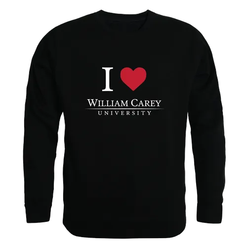 W Republic William Carey Crusaders I Love Crewneck 552-606