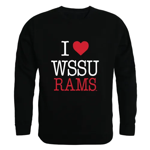 W Republic Winston-Salem State Rams I Love Crewneck 552-607