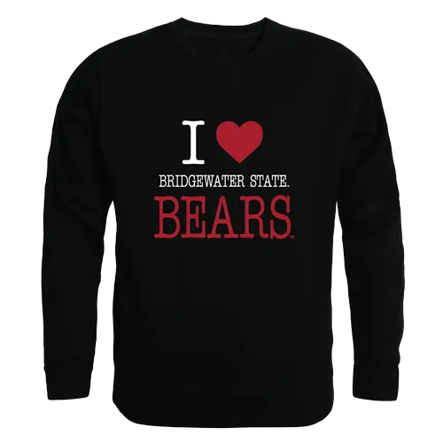 W Republic Bridgewater State Bears I Love Crewneck 552-620