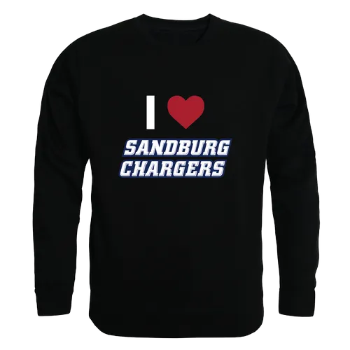 W Republic Sandburg Chargers I Love Crewneck 552-623