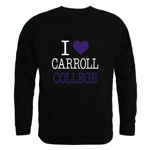 W Republic Carroll College Saints I Love Crewneck 552-624