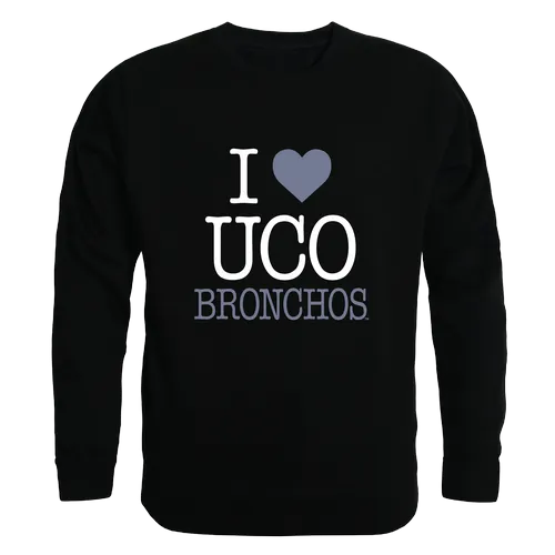 W Republic Central Oklahoma Bronchos I Love Crewneck 552-627