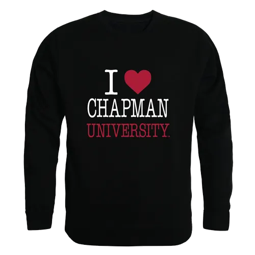 W Republic Chapman University Panthers I Love Crewneck 552-629