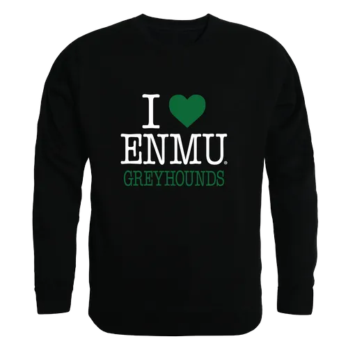 W Republic ENMU Greyhounds I Love Crewneck 552-640