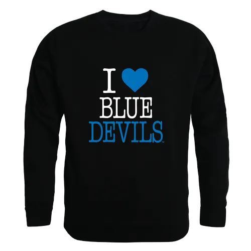 W Republic Fredonia Blue Devils I Love Crewneck 552-645