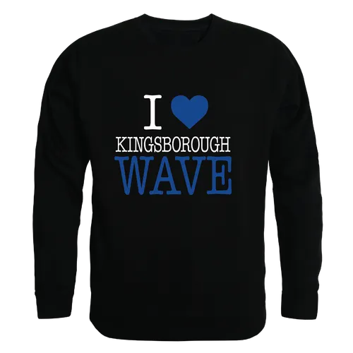 W Republic Kingsborough CC The Wave I Love Crewneck 552-660