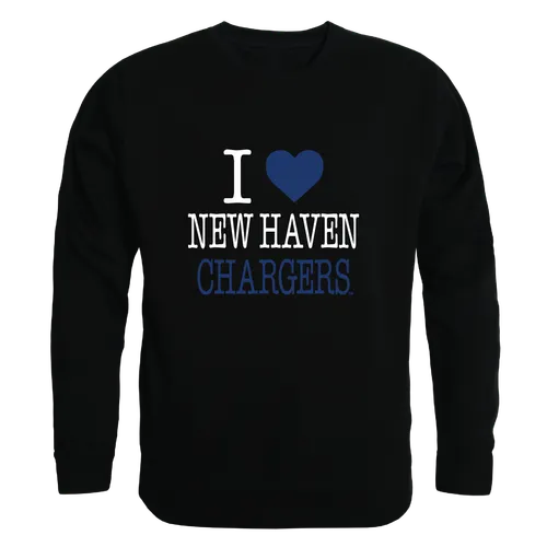 W Republic New Haven Chargers I Love Crewneck 552-663