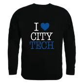 W Republic NY City Tech Yellow Jackets I Love Crewneck 552-664