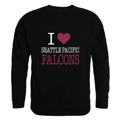 W Republic Seattle Pacific Falcons I Love Crewneck 552-670