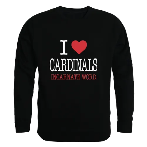 W Republic Incarnate Word Cardinals I Love Crewneck 552-687