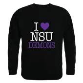 W Republic Northwestern State Demons I Love Crewneck 552-689