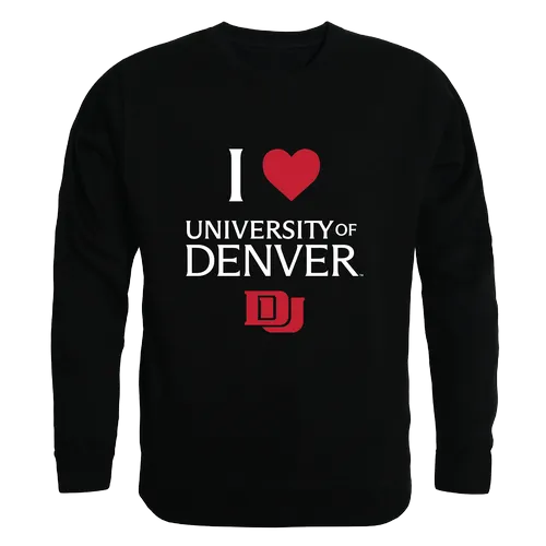 W Republic Denver Pioneers I Love Crewneck 552-693