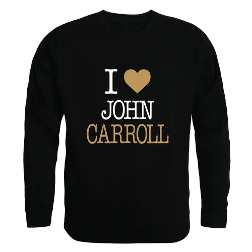 W Republic John Carroll Blue Streaks I Love Crewneck 552-694