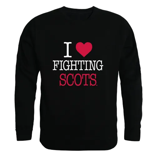 W Republic Monmouth College Fighting Scots I Love Crewneck 552-695