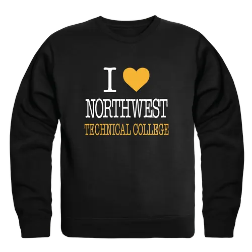 W Republic Northwest Technical Hawks I Love Crewneck 552-703