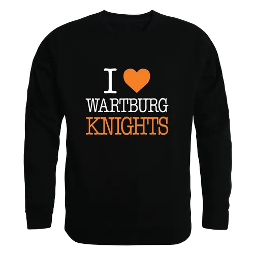 W Republic Wartburg College Knights I Love Crewneck 552-708