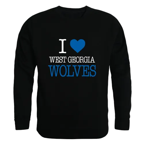 W Republic UWG Wolves Wolves I Love Crewneck 552-713