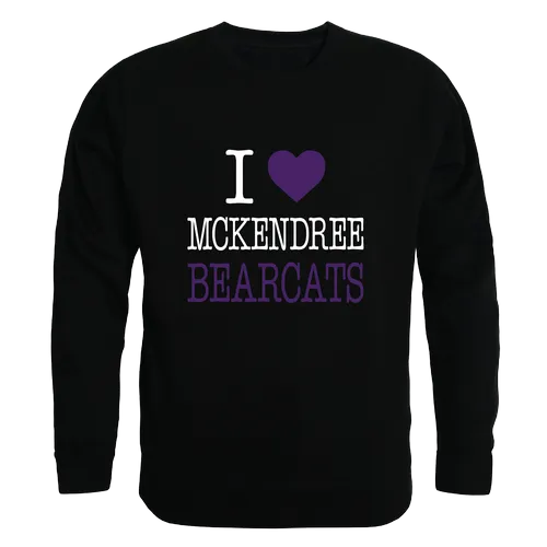 W Republic McKendree Bearcats I Love Crewneck 552-721