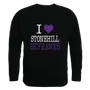 W Republic Stonehill College Skyhawks I Love Crewneck 552-730