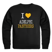 W Republic Adelphi University Panthers I Love Crewneck 552-733