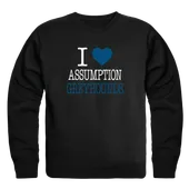 W Republic Assumption University Greyhounds I Love Crewneck 552-734